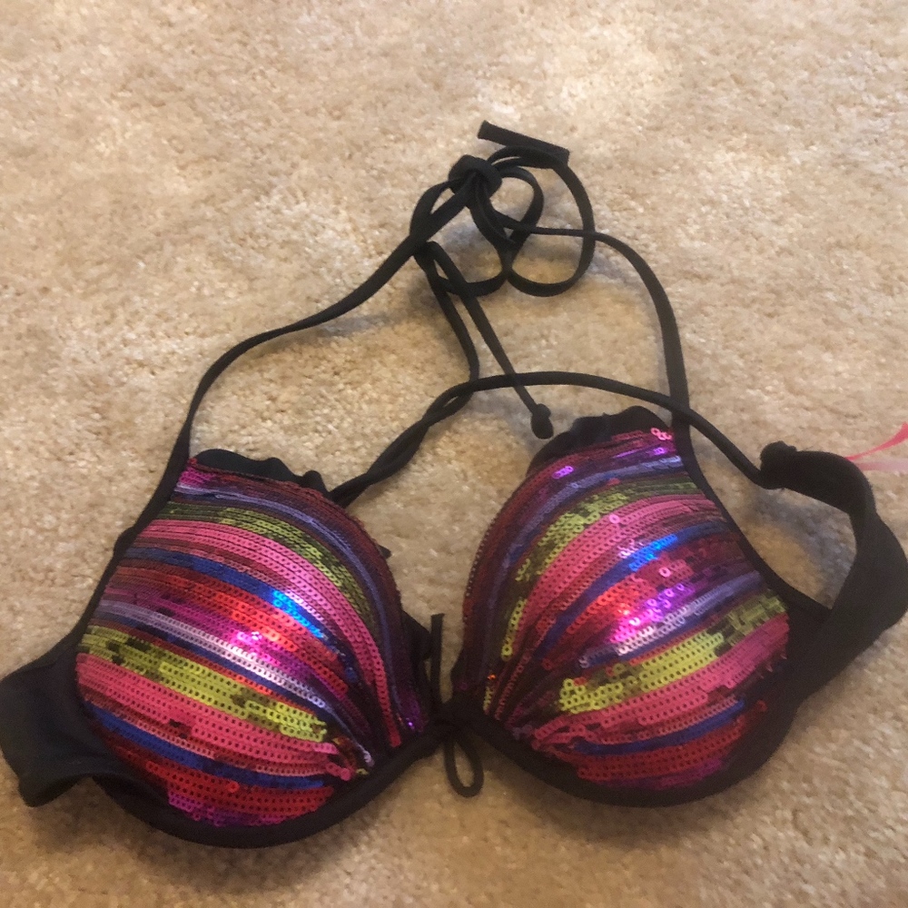 Victoria Secret Sequin Bikini Top